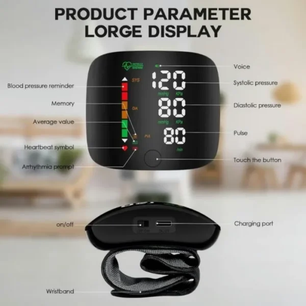 Monitor de Presión  Arterialen Muñeca Sk-35-45