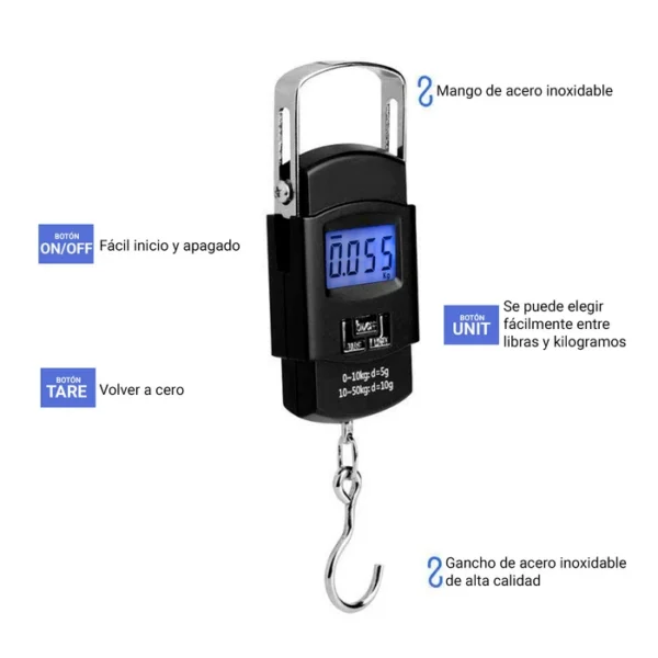 Balanza de equipaje electrónicaportátil