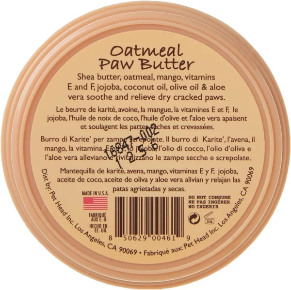 Oatmeal Paw Butter