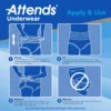 Attends® Underwear Talla L