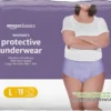 Amazon Basics Women's Protective Underwear Large 18 ct Lavender