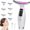 Masajeador Eléctrico Facial y de Cuello con Terapia LED