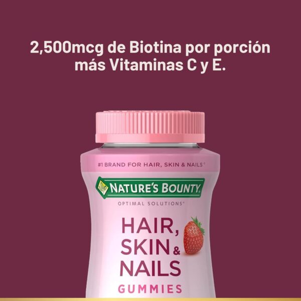 Nature's Bounty Hair Skin Nails Gummies 80 unidades