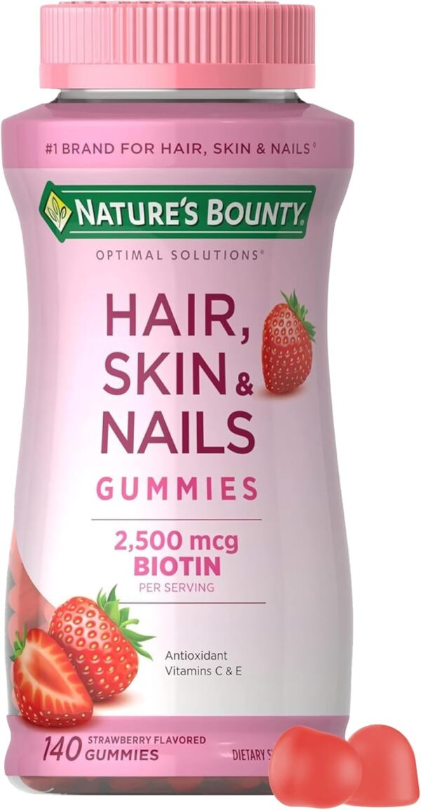 Nature's Bounty Hair Skin Nails Gummies 80 unidades