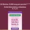 Nature's Bounty Advanced Cabello Piel y Uñas con Biotina Ácido Hialurónico y Argán 150 Cápsulas Blandas