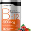 Vitamina B12 5000mcg Horbäach 120 tabletas sublinguales