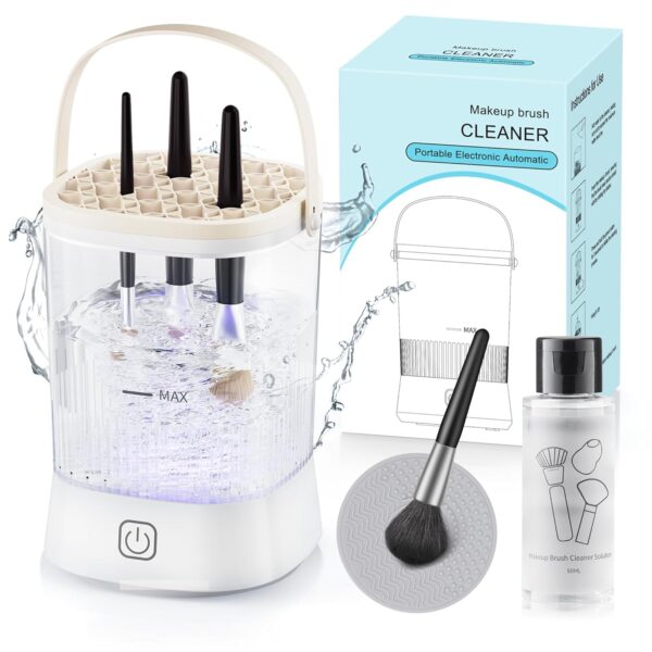 Máquina Portátil para Limpiar Brochas de Maquillaje