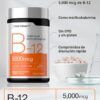 Vitamina B12 5000mcg Horbäach 120 tabletas sublinguales