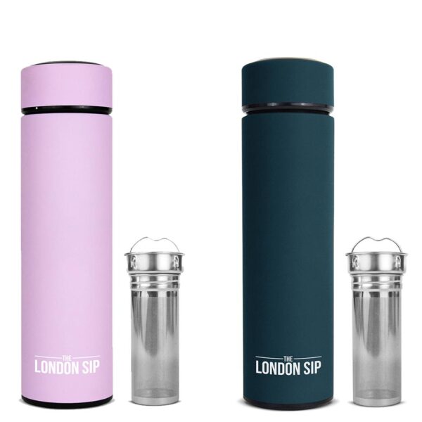 The London Sip Tea Infuser Bottle (2 pachones)