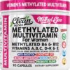 Clean Nutra Multivitamínico Metilado para Mujeres Methyl Glow 90 Cápsulas