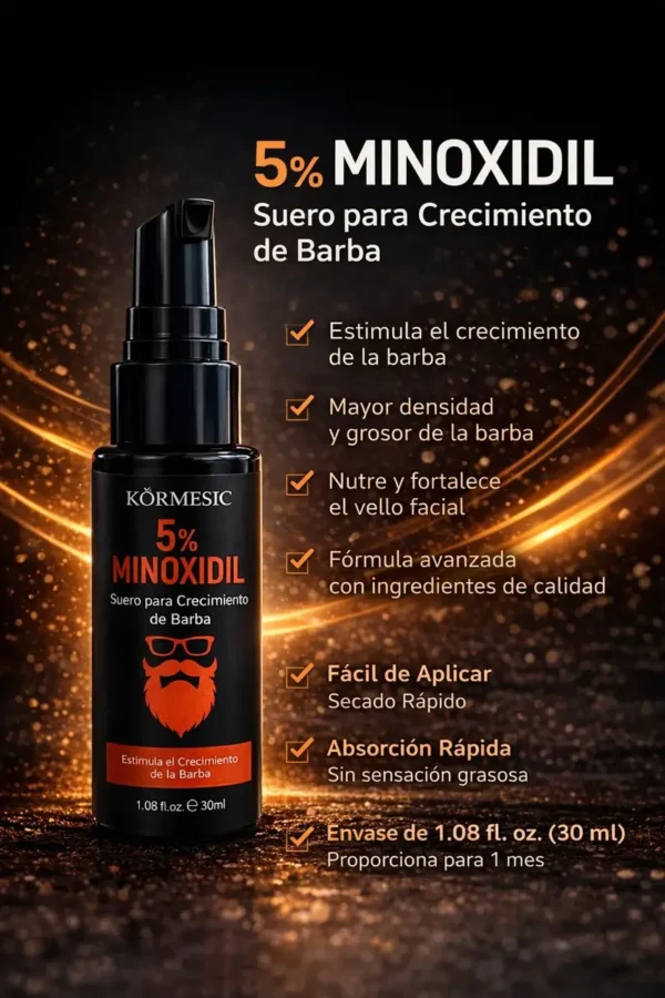 Minoxidil Barba Kormesic 5%