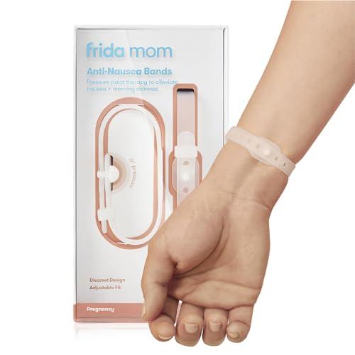 Frida Mom Anti-Nausea Bands Pulseras de Acupresión Ajustables para Náuseas del Embarazo