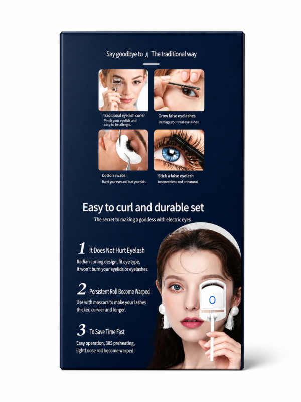 Electric Eyelash Curler Rizador Eléctrico de Pestañas