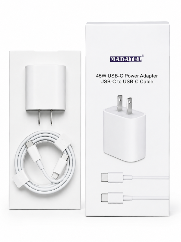 Cargador Rápido MADATEL 45W USB-C con Cable