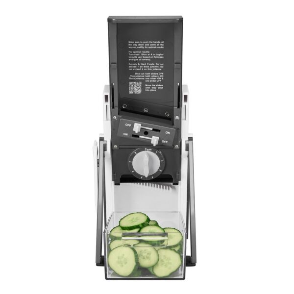 Cuisinart Cortador Manual con Base de Succión Mandolina Multifuncional para Frutas y Verduras