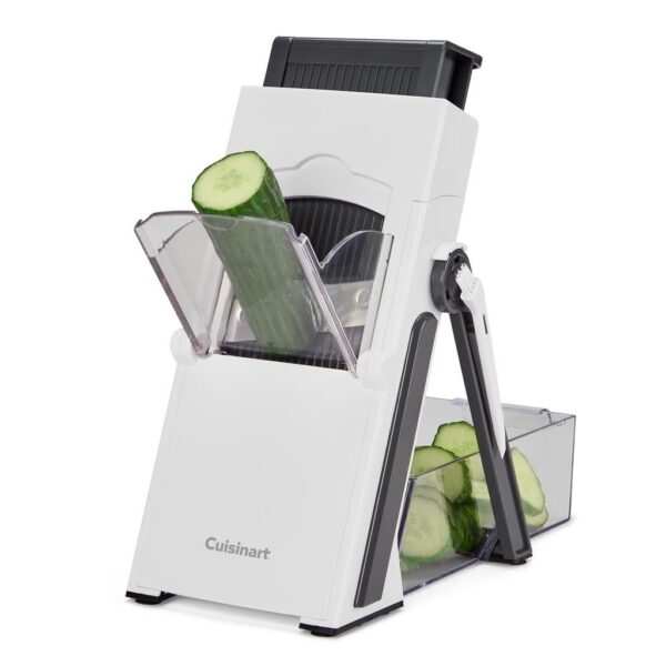 Cuisinart Cortador Manual con Base de Succión Mandolina Multifuncional para Frutas y Verduras