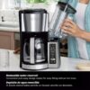 Ninja CE250 Cafetera Programable de Goteo 12 Tazas 2.8L con Jarra de Vidrio