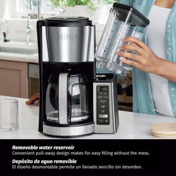Ninja CE250 Cafetera Programable de Goteo 12 Tazas 2.8L con Jarra de Vidrio