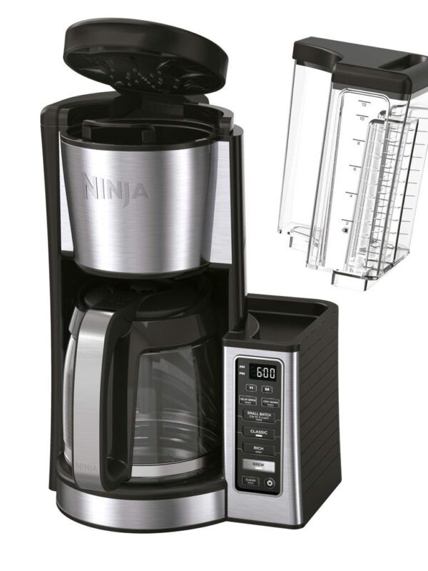 Ninja CE250 Cafetera Programable de Goteo 12 Tazas 2.8L con Jarra de Vidrio