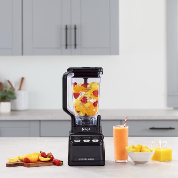 Ninja SmoothieiQ CO750BPTLA Licuadora de Alto Rendimiento 1400W Auto-iQ Jarra 72 oz