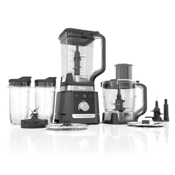 Ninja Deluxe Kitchen System CO905KS Licuadora y Procesador de Alimentos Auto-IQ 1200W