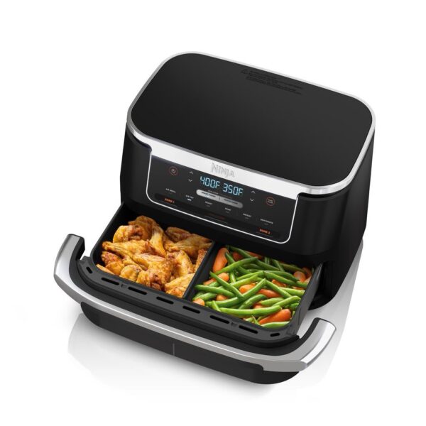 Ninja Foodi DualZone FlexBasket DZ071 Freidora de Aire Doble Zona 6.6L 1690W