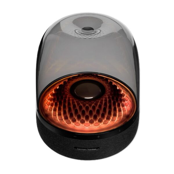 Harman Kardon Aura Studio 4 Altavoz Bluetooth 360° con Cúpula Transparente y Luces LED
