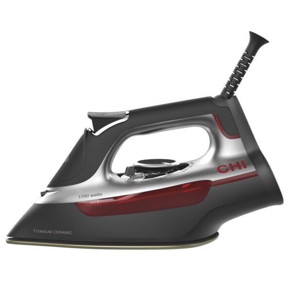 CHI Plancha de Vapor con Placa de Cerámica y Titanio Control Inteligente 1700W