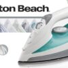 Hamilton Beach Plancha de Vapor con Cable Retráctil Base de Acero Inoxidable 14212