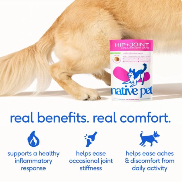 WhatsApp Image 2026-07-30 at 22.46.44 (3) Native Pet Alivio del Dolor para Perros con Colágeno Salud Articular Sabor Pollo 30 Unidades