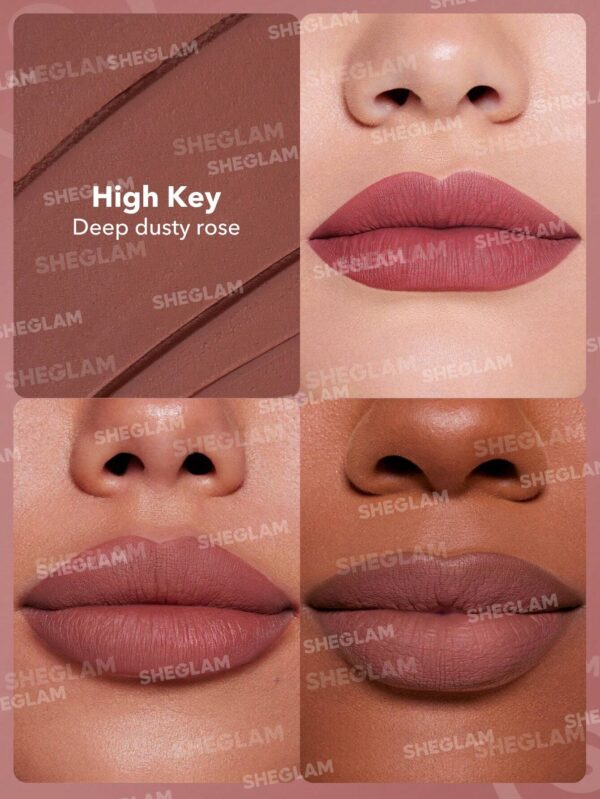 SHEGLAM Lápiz Labial Mate de Larga Duración Dynamatte Boom - High Key