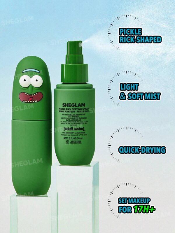 Rick and Morty X SHEGLAM Spray Fijador Pickle Rick