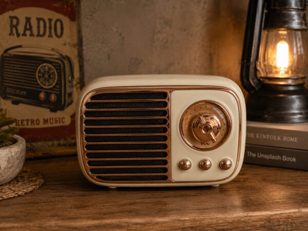 Bocina Portátil Inalámbrica Retro GTS-1050