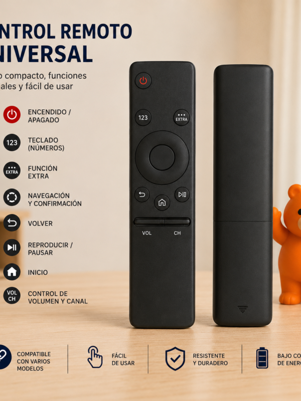 Control Remoto Universal Tipo Samsung para Smart TV