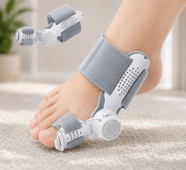 Corrector Ajustable de Juanetes Unisex con Perilla de Rosca para Hallux Valgus
