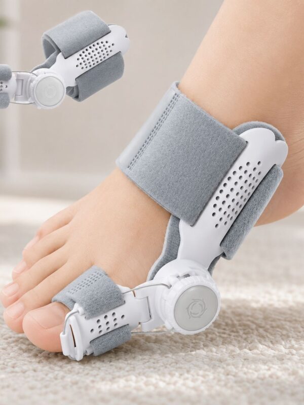 Corrector Ajustable de Juanetes Unisex con Perilla de Rosca para Hallux Valgus