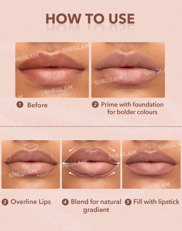 SHEGLAM Delineador de Labios So Lippy - Misty Rose
