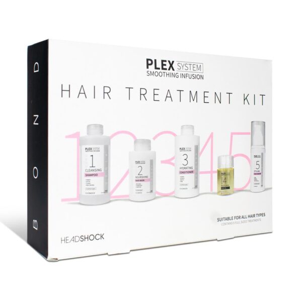 Kit de Tratamiento Capilar Headshock Plex System Smoothing Infusion 5 Pasos