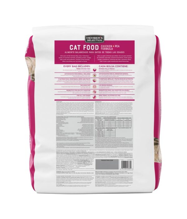 Member's Selection Alimento Balanceado con Pollo y Guisantes para Gatos de Todas las Edades 6.8 kg / 15 lb