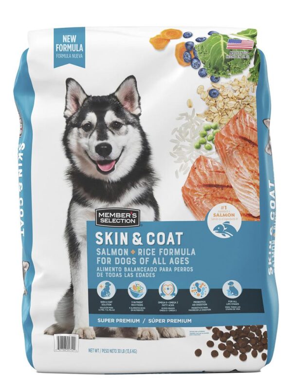 fbda38c894efac834c10d130ce6768656aec50b3_DogFood_755712_01 Member's Selection Comida para Perro Fórmula de Salmón y Arroz 13.6 kg / 30 lb