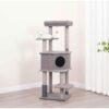 Catry Torre para Gatos Grande de 6 Niveles con Condominio y Postes para Arañar