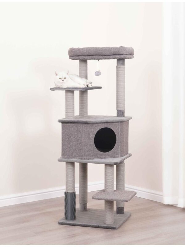 Catry Torre para Gatos Grande de 6 Niveles con Condominio y Postes para Arañar