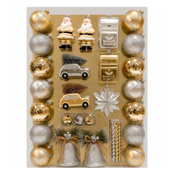 Set de Adornos Navideños Inastillables 70 Unidades