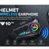 V10-2X Auricular Inalámbrico para Casco de Motocicleta con Micrófono