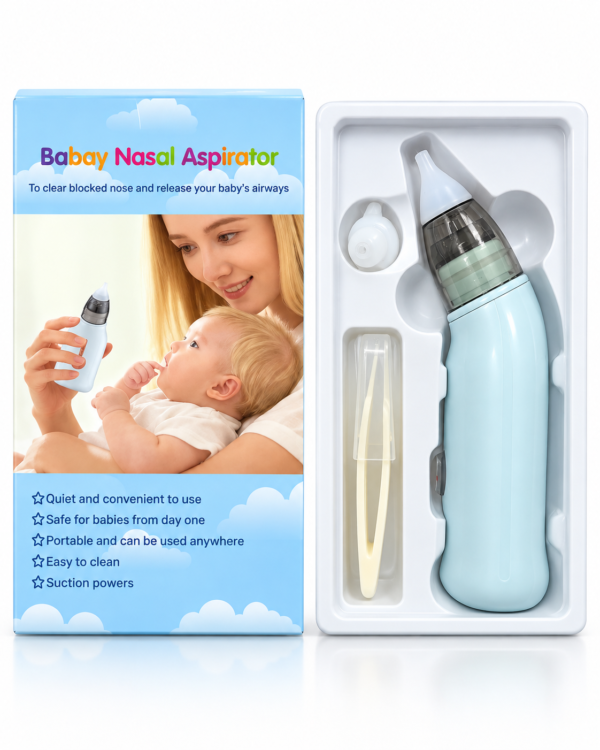 Aspirador Nasal Portátil para Bebé con Accesorios