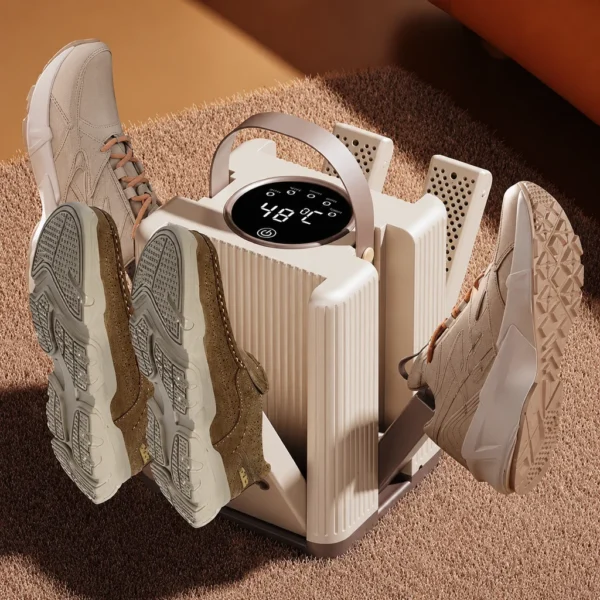 Secador Eléctrico para Zapatos de 6 Conductos con Temporizador