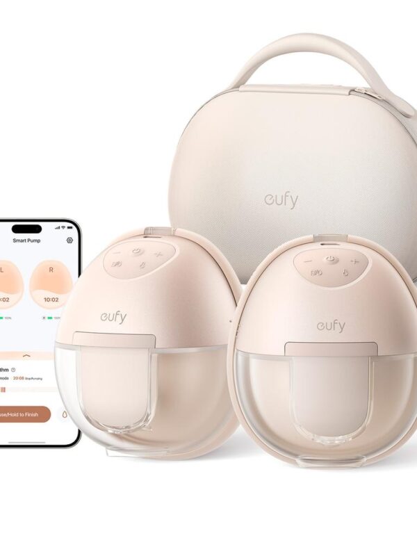 Eufy Extractor de Leche Materna Portátil S1 Pro con Tecnología HeatFlow