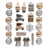 Set de Adornos Navideños Inastillables 70 Unidades