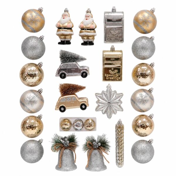 Set de Adornos Navideños Inastillables 70 Unidades